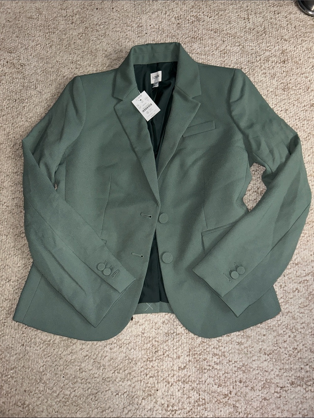 J. Crew Sage Green Tailored Women's Blazer